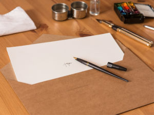 Envelope Barcelona watercolor prints