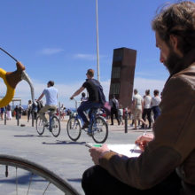 La-Barceloneta-Escultura-watercolor-drawing-drawing-Barcelona La-Barceloneta-Escultura-watercolor-drawing-drawing-Barcelona