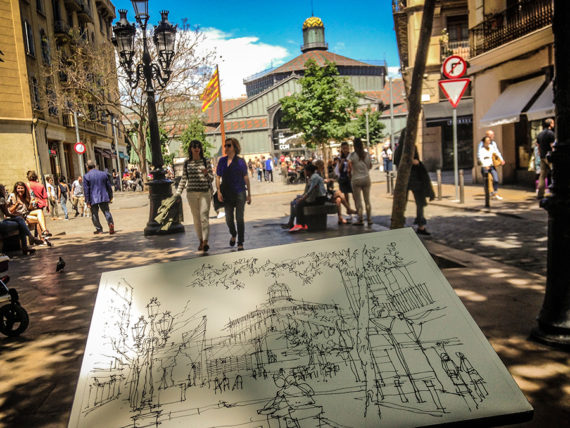 Mercat-del-Born-Barcelona-watercolor-print