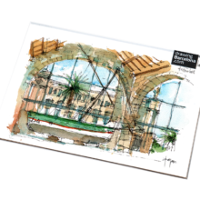 museu-maritim-drawing-barcelona-watercolor-print