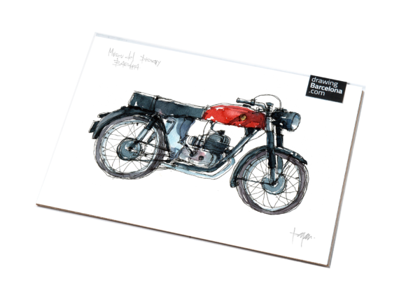 Museu-del-Disseny-Montesa-drawing-Barcelona-watercolor-print