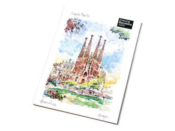 Sagrada-Familia-Gaudi-drawing-Barcelona Sagrada-Familia-Gaudi-drawing-Barcelona