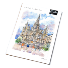 Catedral-watercolor-print-Barcelona