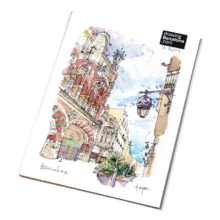 Palau-de-la-Musica-Edifici-watercolor-print-Barcelona Palau-de-la-Musica-Edifici-watercolor-print-Barcelona