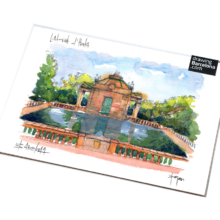 laberint horta Barcelona watercolor prints