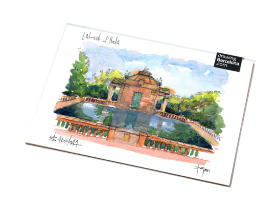 laberint horta Barcelona watercolor prints