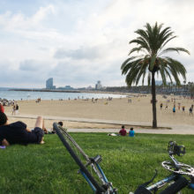 Barceloneta-Skyline-Barcelona-Original-Watercolor Barceloneta-Skyline-Barcelona-Original-Watercolor