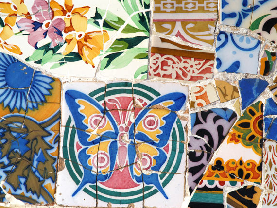 Park-Guell-Gaudi-drawing-Barcelona