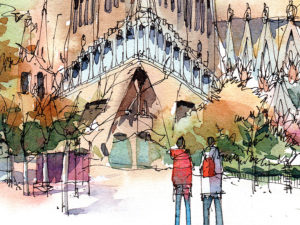 Sagrada-Familia-Passio-watercolor-print