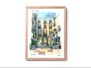 pl.reial-portics-drawing-barcelona-wtercolor-print