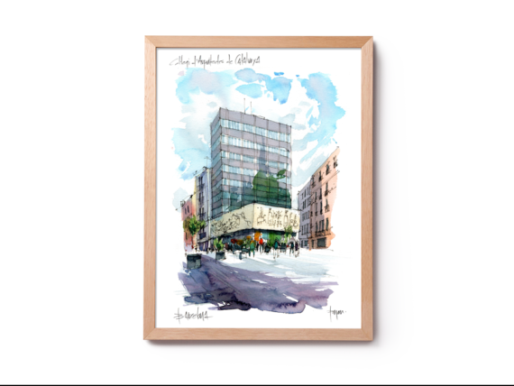 coac-col.legi-d'arquitectes-de-catalunya-drawing-barcelona-watercolor-print