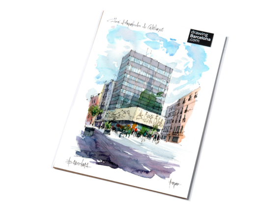 coac-col.legi-d'arquitectes-de-catalunya-drawing-barcelona-watercolor-print