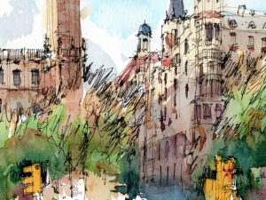 via-laietana-drawing-barcelona-watercolor-print
