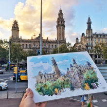 via-laietana-drawing-barcelona-watercolor-print
