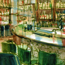 el-nacional-drawing-Barcelona watercolor-print el-nacional-drawing-Barcelona watercolor-print