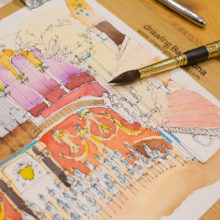 palau-de-la-musica-orfeo-drawing-Barcelona-watercolor-print