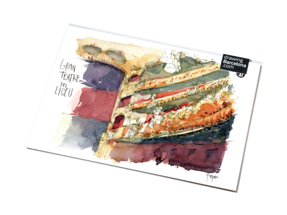 Liceu-butaques-drawing-barcelona-watercolor-print Liceu-butaques-drawing-barcelona-watercolor-print
