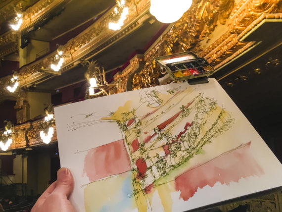 Liceu-butaques-drawing-barcelona-watercolor-print Liceu-butaques-drawing-barcelona-watercolor-print