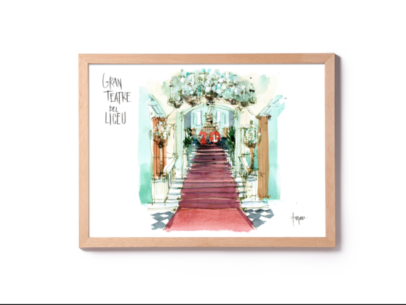 Liceu-hall-drawing-barcelona-watercolor-print