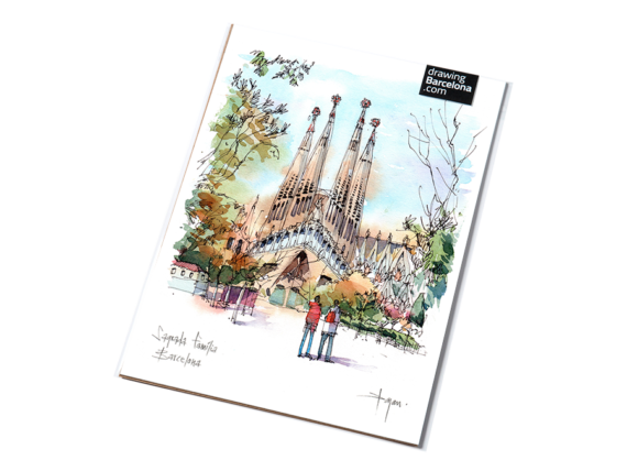 Sagrada-Familia-Passio-watercolor-print