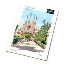 Sagrada Familia Naixement Barcelona watercolor prints