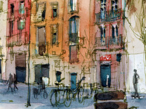 pl.vicenç-martorell-drawing-barcelona-watercolor-print