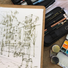 pl.vicenç-martorell-drawing-barcelona-watercolor-print