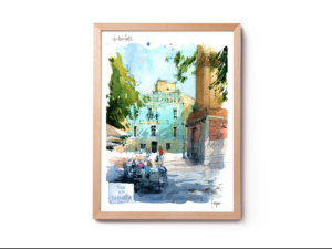 vila-de-gracia-drawing-barcelona-watercolor-print