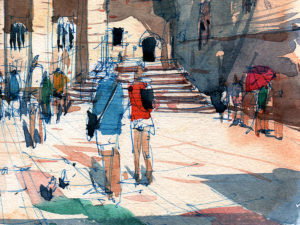 pl-del-rei-drawing-barcelona-watercolor-print