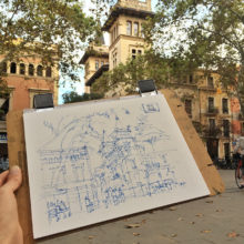 Virreina-tardor-drawing-barcelona-watercolor-print