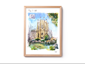 sagrada-familia-placa-de-gaudi-barcelona-print-watercolor