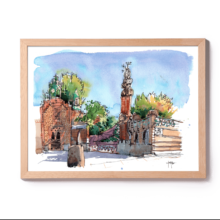 pavellons-guell-watercolor-prints-1
