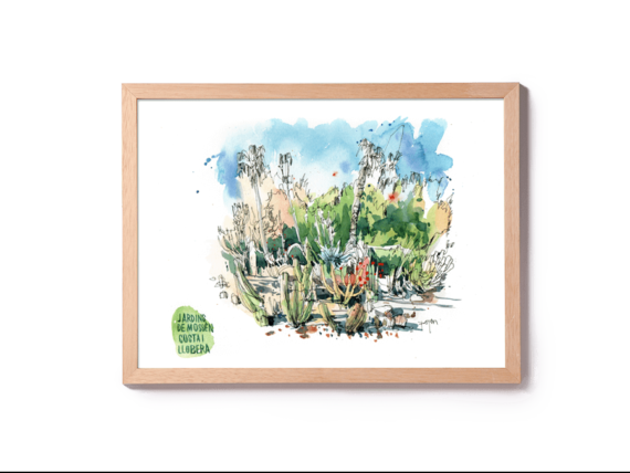 jardins-mossen-costa-i-llobera-cactus-garden-original-watercolor