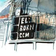 mercat-del-born-ccm-entrada-drawing-barcelona-original-watercolor-0