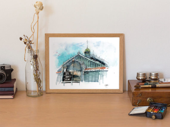 mercat-del-born-ccm-entrada-drawing-barcelona-original-watercolor-0 mercat-del-born-ccm-entrada-drawing-barcelona-original-watercolor-0