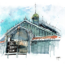 mercat-del-born-ccm-entrada-drawing-barcelona-original-watercolor-0 mercat-del-born-ccm-entrada-drawing-barcelona-original-watercolor-0
