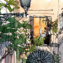 passatge-sert-watercolor-prints-barcelona
