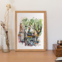 plaza-de-la-llana-bike-born-watercolor-original-and-prints