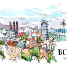 Miramar-original-watercolor-print-drawing-barcelona Miramar-original-watercolor-print-drawing-barcelona