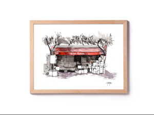 pl-kennedy-avinguda-tibidabo-original-watercolor-print