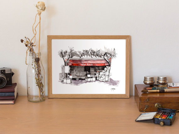 pl-kennedy-avinguda-tibidabo-original-watercolor-print pl-kennedy-avinguda-tibidabo-original-watercolor-print