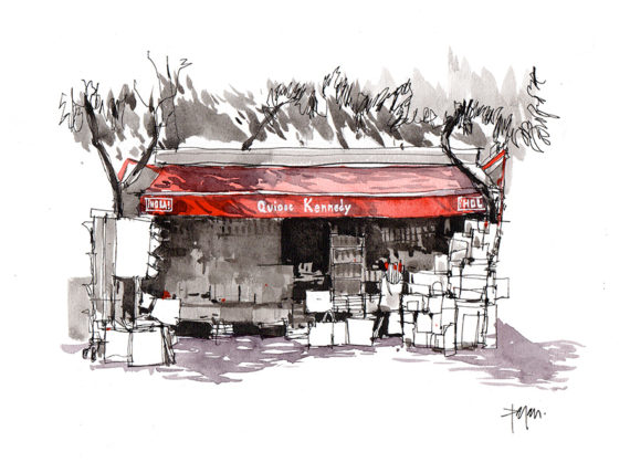 pl-kennedy-avinguda-tibidabo-original-watercolor-print pl-kennedy-avinguda-tibidabo-original-watercolor-print