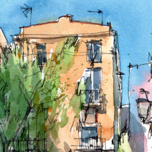 pl-de-les-olles-born-original-watercolor-print