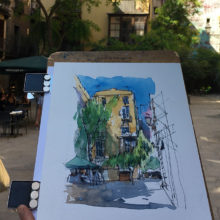 pl-de-les-olles-born-original-watercolor-print