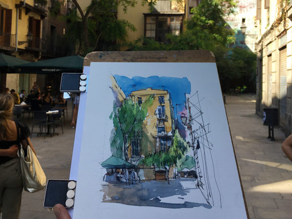 pl-de-les-olles-born-original-watercolor-print