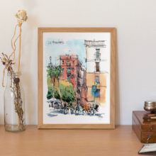 barceloneta-edifici-watercolor-@drawingbarcelona-3 barceloneta-edifici-watercolor-@drawingbarcelona-1