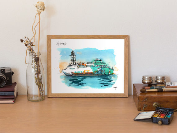 port-de-barcelona-balearia-@drawingbarcelona