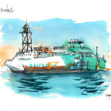 port-de-barcelona-balearia-@drawingbarcelona