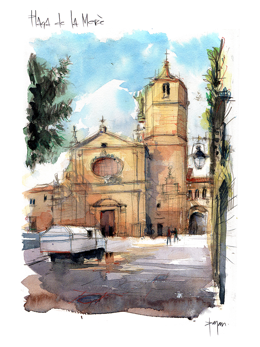 Drawing Barcelona Original Watercolors Prints Of Barcelona Drawing Barcelona Original Watercolors Prints Of Barcelona