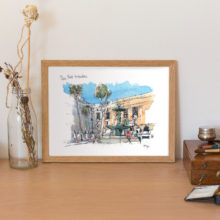 143 Plaça Reial Font Barcelona Print 143 Plaça Reial Font Barcelona Print